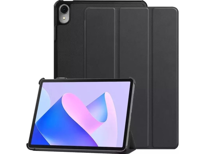 Ilike Tablet-Hülle Galaxy Tab S9 Fe Plus X610 / X616b Tri-Fold Eco*-Leather Stand Case Schwarz