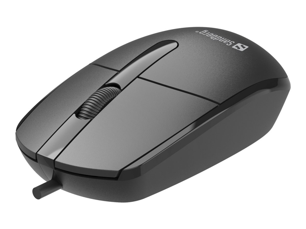 Sandberg - Mus - Optisk - 3 Knapper - Kablet - Usb