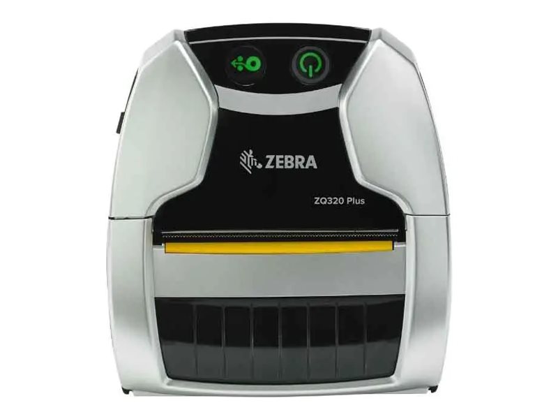 Zebra ZQ320 Plus - Kvitteringsprinter - direkte termisk - Rulle (8 cm) - 203 dpi - op til 100 mm/sek. - USB 2.0, NFC, Wi-Fi(ac), Bluetooth 4.2 LE - rivebarre - sølv