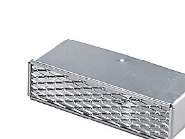 Duka tegelgaller typ 180.2 - Varmförzinkat, Aluminium, 56X230 mm | Ventilation & Klimat - Ventilationstillbehör - Utblås Galler | GameStuff