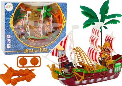 Lean Toys Romėnų laivas su šviesomis ir garsais
