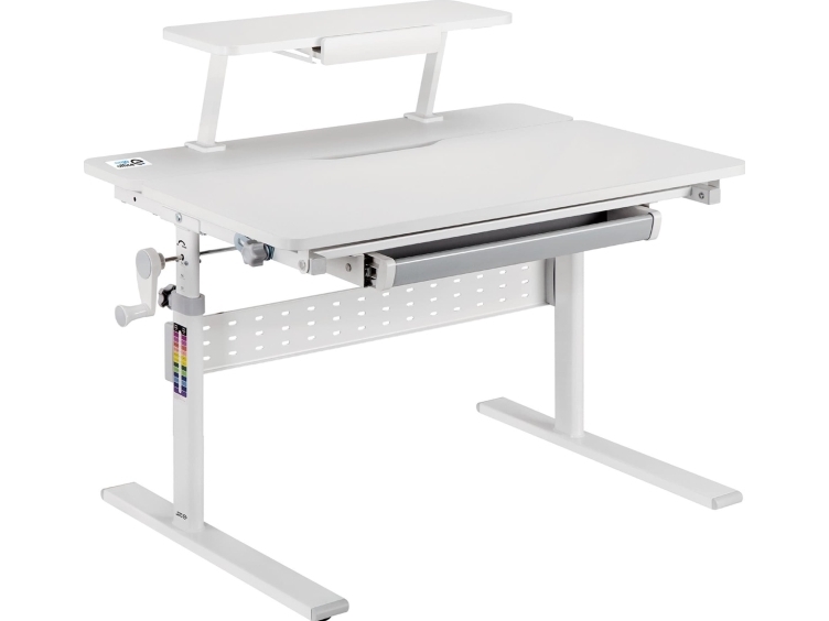 Ergo Office Ml Kinderschreibtisch Ergo Office, Höhenverstellbar, Grau, Max 40Kg, 900X600mm, Er-483