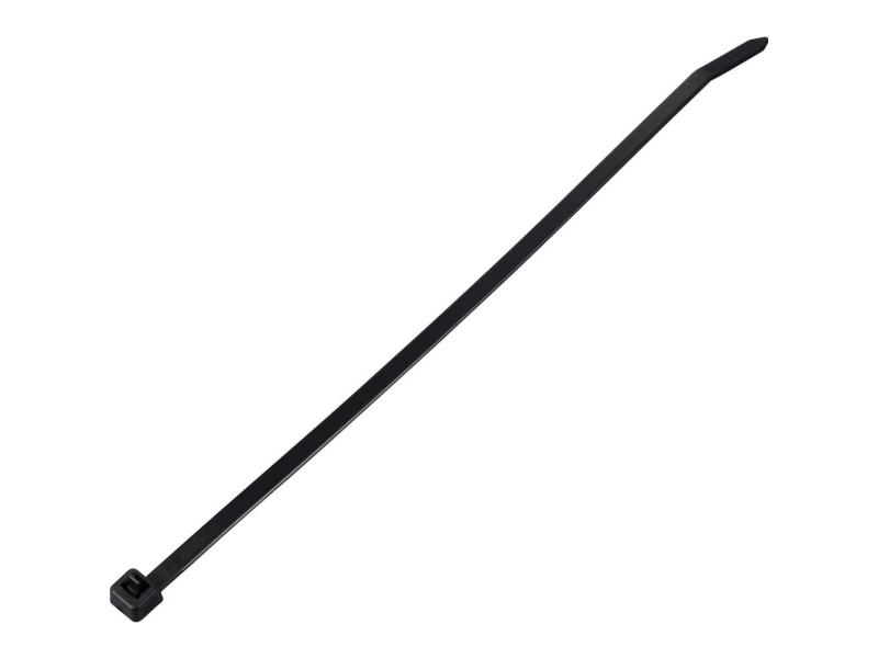 Tru Components Tc-13340664 Tc-Rt-200-4.6-B Kabelbinder 200 Mm 4,6 Mm Schwarz Lösbar, Chemikalienbeständig, Uv-Stabilisiert 100 St.