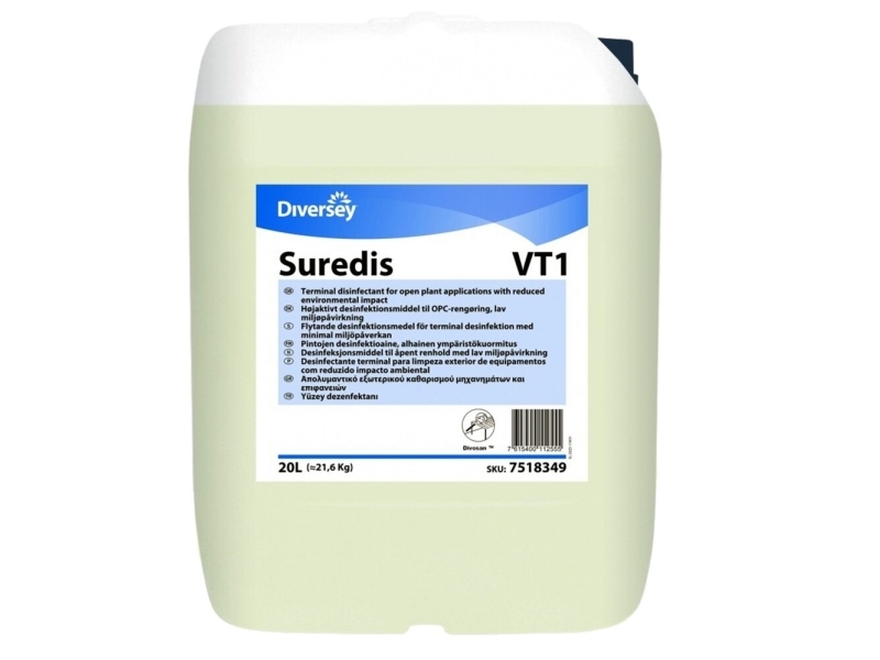 Desinfektionsmiddel, Diversey Suredis Vt1, 20 L