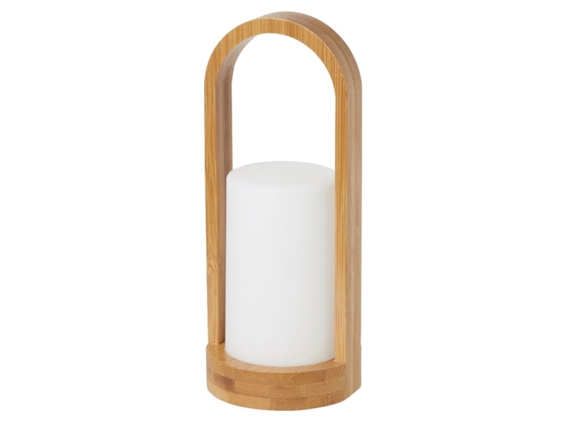 LED lampe, Duni Bamboo, hvid - (4 stk.)