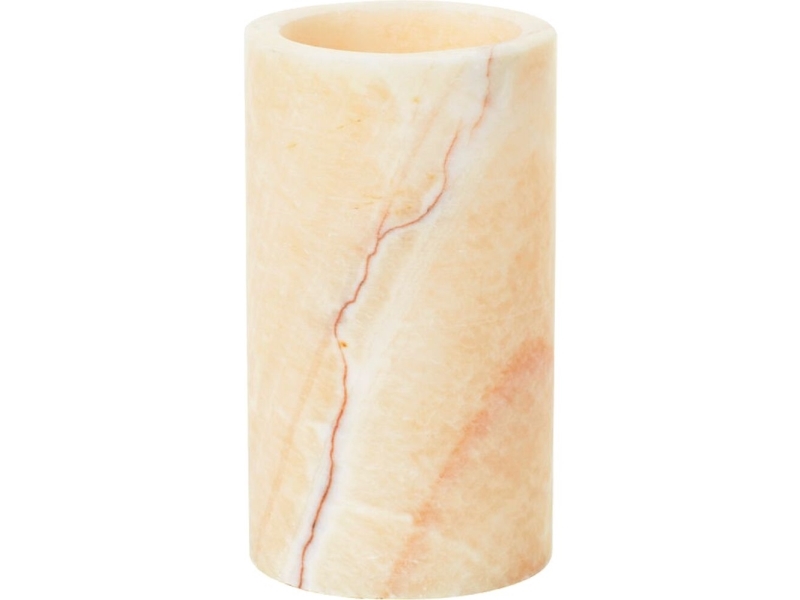 Ljusstake, Duni Mineral, 70x125mm, Ø70mm, beige, sten - (4 st.) | Catering - Matförpackning - Övriga | GameStuff