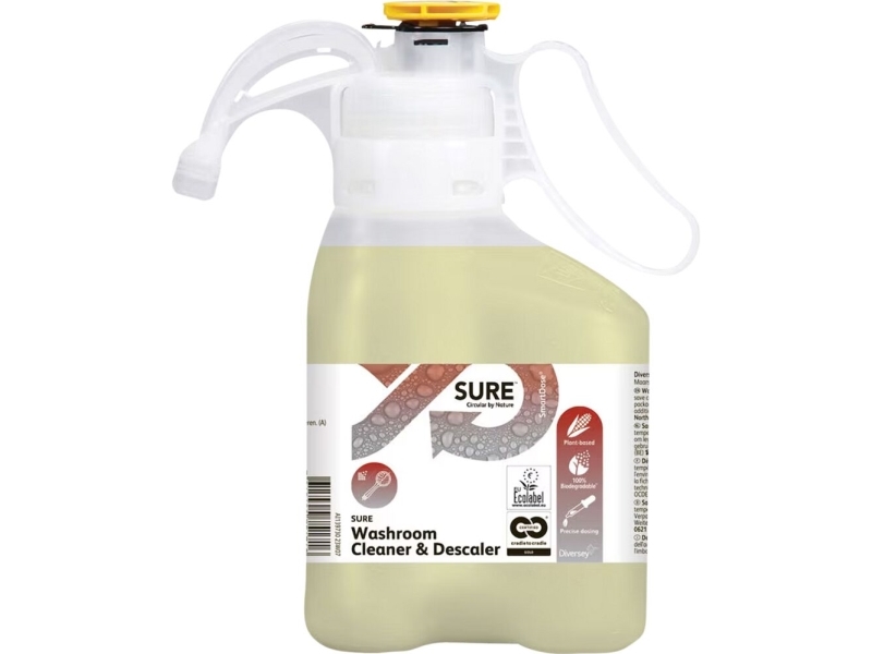 Diversey Sure Washroom Cleaner & Descaler, 1400 Ml, Væske (Koncentrat), Flaske