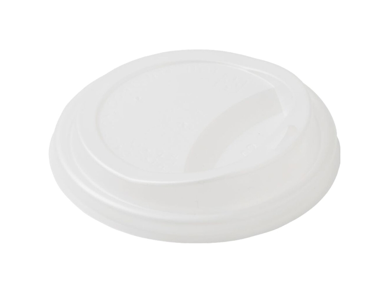 Låg, Duni Ecoecho, Ø8,2Cm, Hvid, Cpla - (16 Stk.)