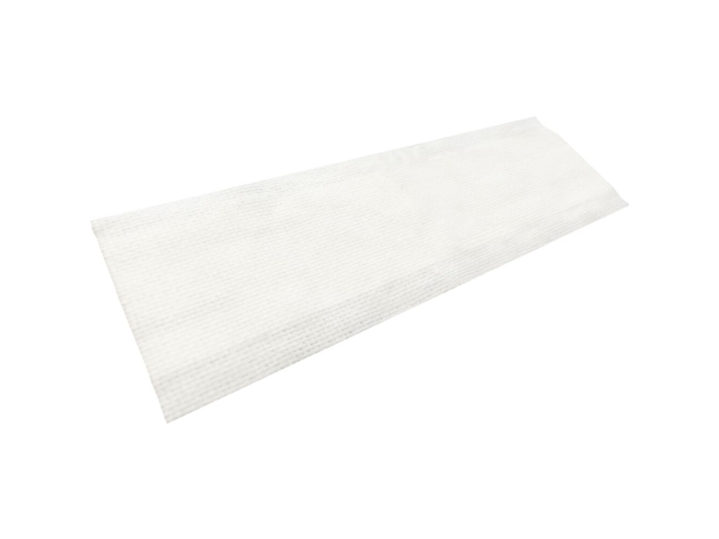 Spildmoppe, Wet Wipe, 42x13cm, hvid, cellulose/plast/polyester