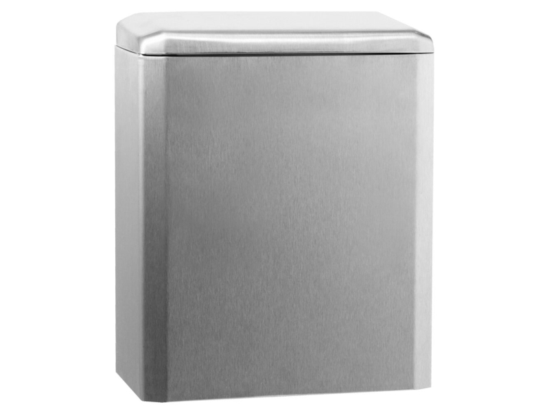 Affaldsbeholder Katrin 6 ltr Børstet Rustfri stål,stk
