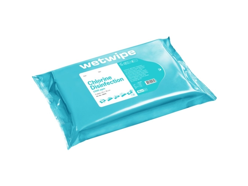 Overfladedesinfektion, Wet Wipe, Maxi, 43X30cm, Aqua <97%