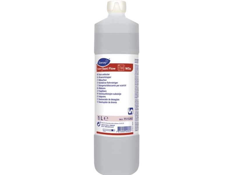 Afløbsrens Taski Sani Flow 1L - (6 Stk.)
