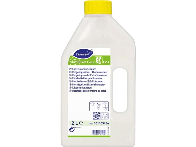 Maskinrens, Diversey Suma Café Clean C2.4, 2 L, Til Kaffemaskine, Med Klor - (2 Stk.)