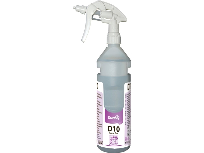 Suma Bac D10 - Vaskemiddel - Væske - Sprayflaske - 750 Ml - Professionel - Koncentreret - Violet (Pakke Med 6)
