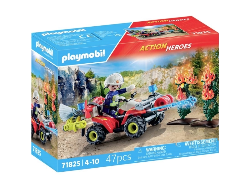 Playmobil® ACT!ON HEROES Brandkår Quad släcker brand i häck 71825 | Andra leksaksmärken - P-R - Playmobil | GameStuff