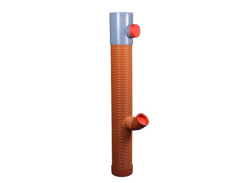 Wavin 200 X 110 Mm Pvc-Tagnedløbsbrønd Med Vandlås, Uden Bøjning