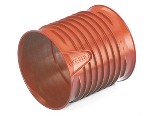 Wavin Rib/Rib2 250 mm PP dubbelt uttag, utan gummiringar | VVS Artiklar - Vattenförsörjning - Ärmar klämmor & fläns | GameStuff