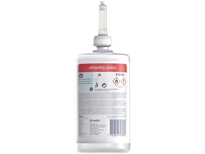 Hånddesinfektionsgel, Tork Salubrin, 1000 Ml, 70% Alkohol,1 - (6 Stk.)