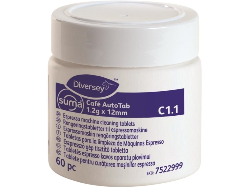 Maskinrens, Diversey Suma Café Auto Tab C1.1, Til Kaffemaskine, Uden Farve Og Parfume - (2 Stk.)