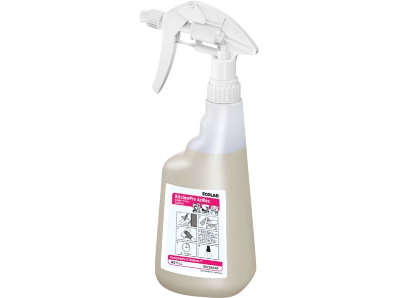Bruseflaske, Ecolab, 650 ml, til Kitchenpro Azides