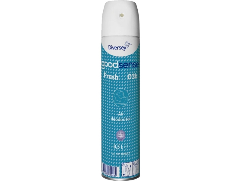 Lugtfjerner, Diversey Good Sense Fresh O3a, 300 Ml, Klar-Til-Brug, Marine, Uden Farve - (6 Stk.)