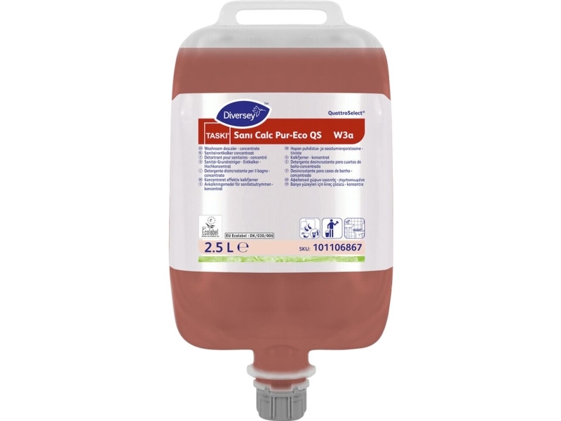Kalkfjerner, Diversey Taski Sani Calc Pur-Eco Qs W3a, 2,5 L, Qs - (2 Stk.)