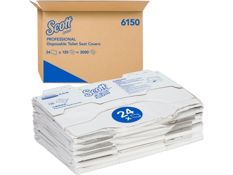 Toilettenpapier, Kimberly-Clark, 1-Lagig, 40X38cm, Weiß