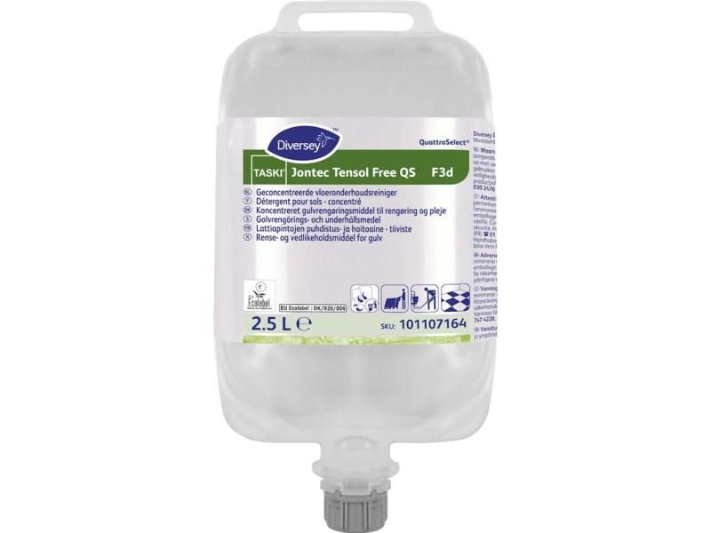 Gulvpleje, Diversey Taski Jontec Tensol Free Qs F3d, 2,5 L, Qs, Uden Voks - (2 Stk.)