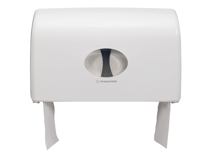Kimberly-Clark Professional AQUARIUS Mini Jumbo - Toiletpapir-dispenser - højglans hvid