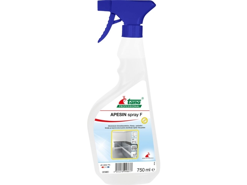 Overfladedesinfektion, Tana Professional Apesin F, 750 Ml - (10 Stk.)