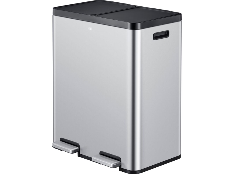 Treteimer, Eko Essential, Stahlmatte, 2-Raum