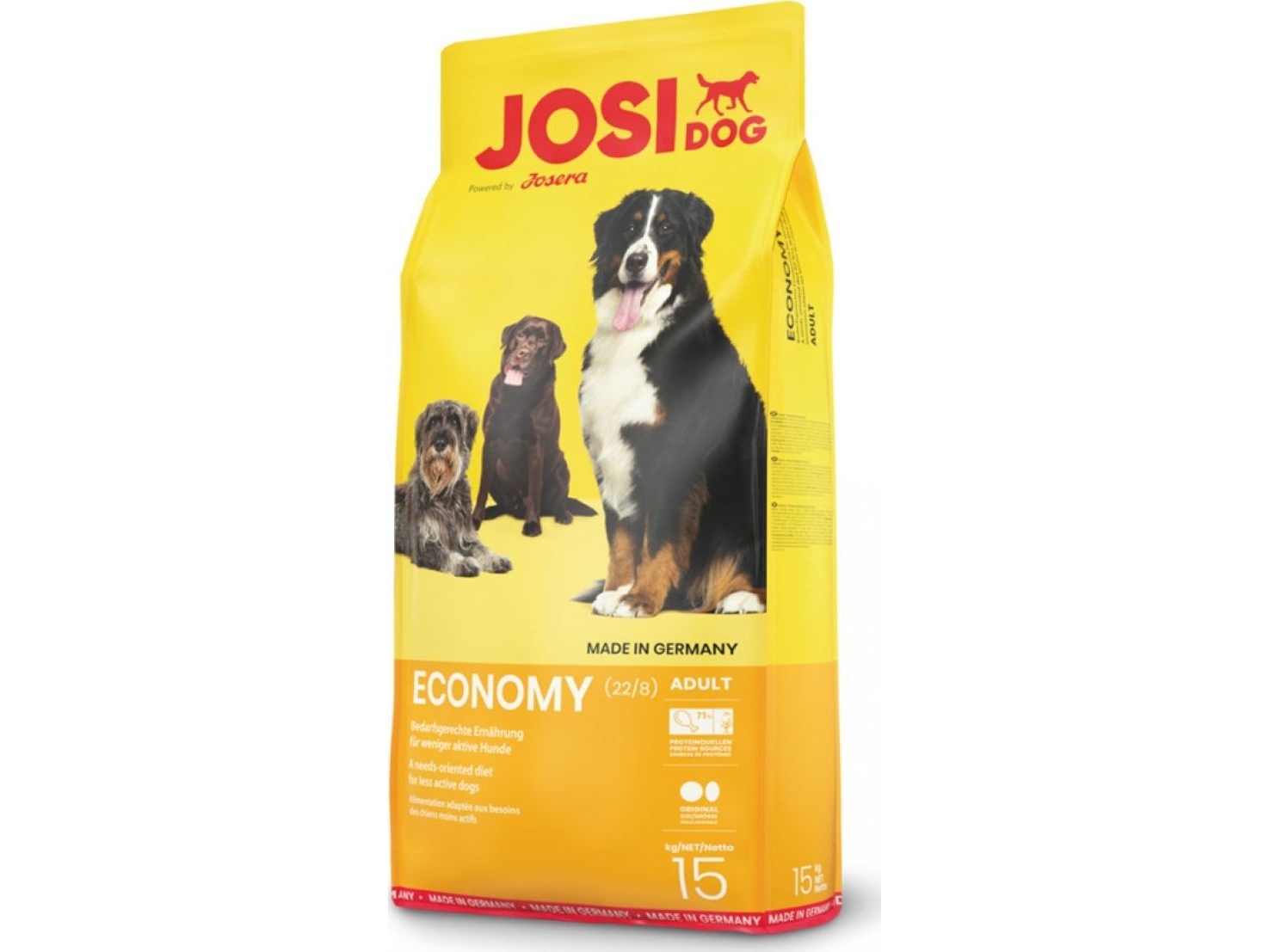 Josera Josidog Economy 15 Kg, Adult, Schweinefleisch, Gemüse, 15 Kg