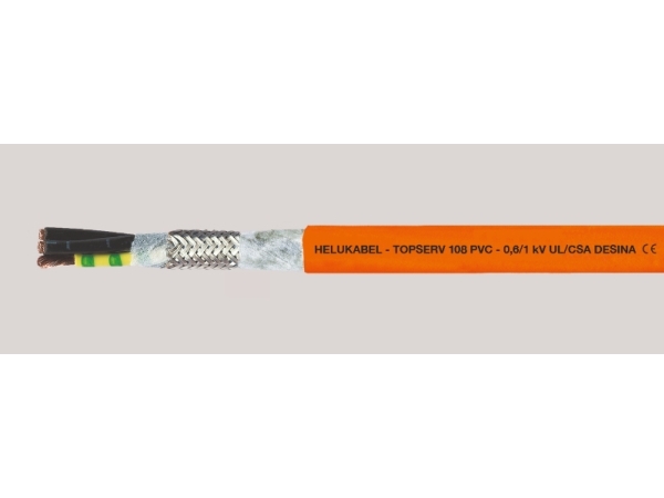 Helukabel 707251, Lavspændingskabel, Orange, Polyvinylchlorid (Pvc), Cooper, 2.5 Mm², 130 Kg/Km