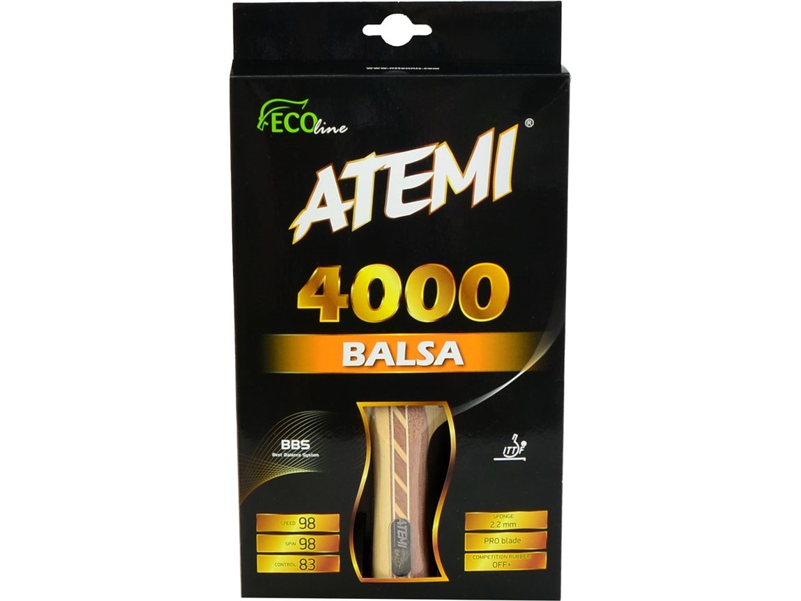 Atemi 4000 Balsa Concave Tischtennisschläger (17204)