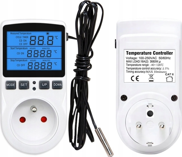 Inne Thermostatas Su Lizdu 230V E6185