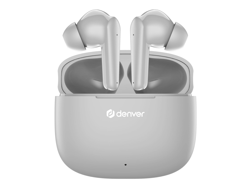 DENVER TWE-48GR - True wireless-hörlurar med mikrofon - inuti örat - Bluetooth - grå