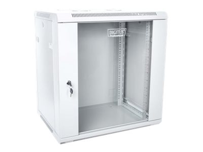 Digitus Professional Dn-W19 12U/450 - Kabinet - Vægmonterbar - Grå, Ral 7035 - 12U - 19"