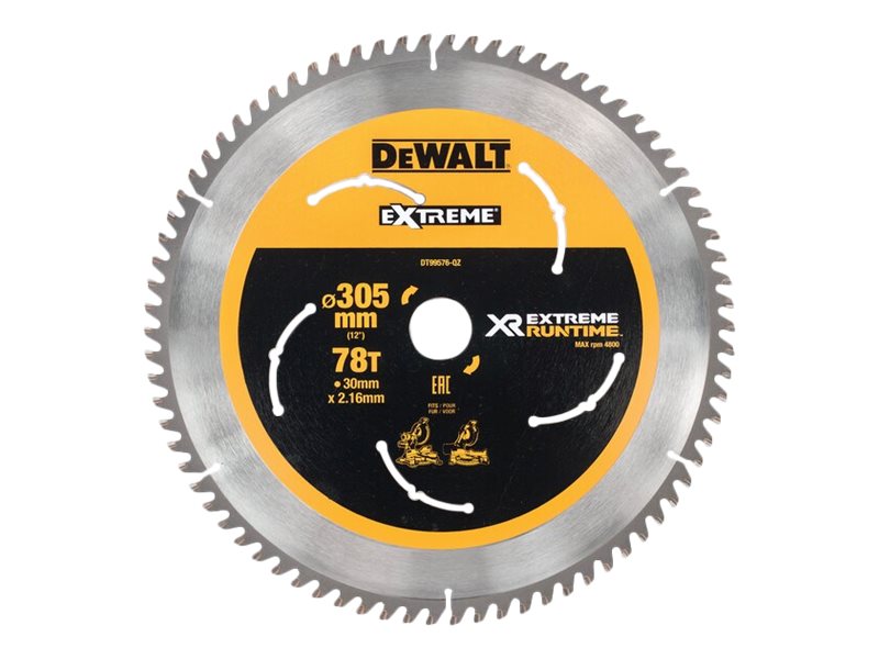 DeWALT Extreme - Rundsavsklinge - 305 mm - 78 tænder