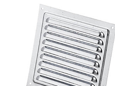 Duka lamellgaller typ MVM - Aluminium, Aluminium, 150x150 mm | Ventilation & Klimat - Ventilationstillbehör - Utblås Galler | GameStuff