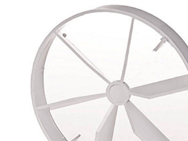 Duka vridspjällventil - PVC, Vit, Ø100 mm, För EL 600, EL 700 och S7 | Ventilation & Klimat - Ventilation - Badrumsfläktar | GameStuff