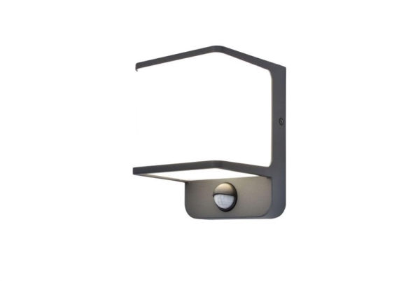 Outdoor Wall Lamp Lutec Doblo, 11W, Led, Ip54, Dark Gray