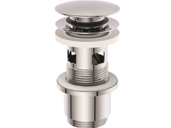 IDEAL STANDARD Lux push bottom-ventil i krom, med överflöd PVD Teknololgi | N - A | GameStuff