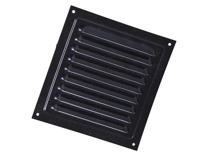 Jalousirist Med Insektnet 150 X 150 Mm, Sort Mvm
