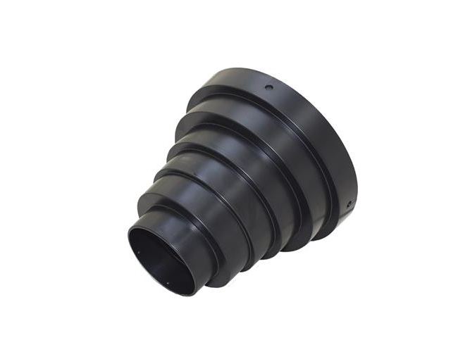 Duka multiadaptor - PVC, Sort, Ø160/150/130-125/110/100/75 mm | EL Artiklar - Andra EL - Starka kraftartiklar | GameStuff