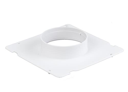 Duka övergångsstycke typ 10 - HIPS, Vit, Ø100 mm, Övergång 185/95 mm | EL Artiklar - Andra EL - Starka kraftartiklar | GameStuff