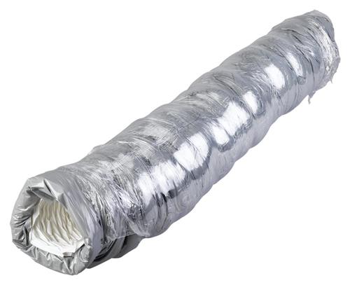 Duka flexslange Ø127X4000 mm - PE, Grå, 25 mm isolering | Ventilation & Klimat - Rör & Kopplingar - Flex slangar | GameStuff