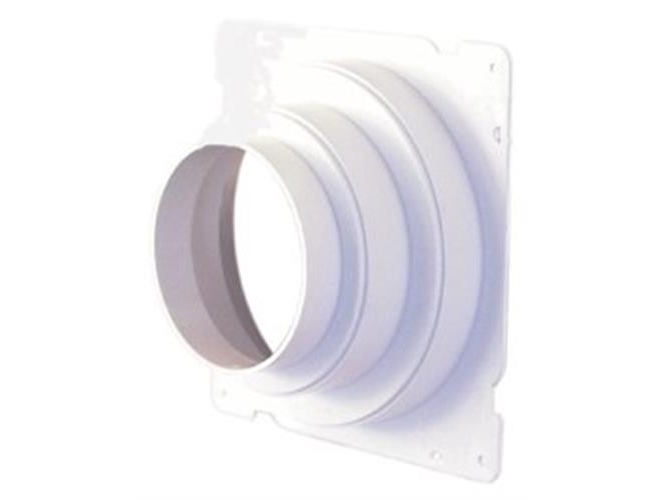 Duka övergångsstycke typ 2 - HIPS, Vit, 185X185 mm, Övergång Ø100/125/165 mm | EL Artiklar - Andra EL - Starka kraftartiklar | GameStuff