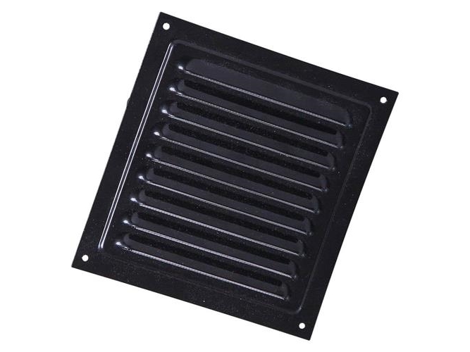 Duka lamellgaller typ MVM - Aluminium, Svart, 200X200 mm | Ventilation & Klimat - Ventilationstillbehör - Utblås Galler | GameStuff