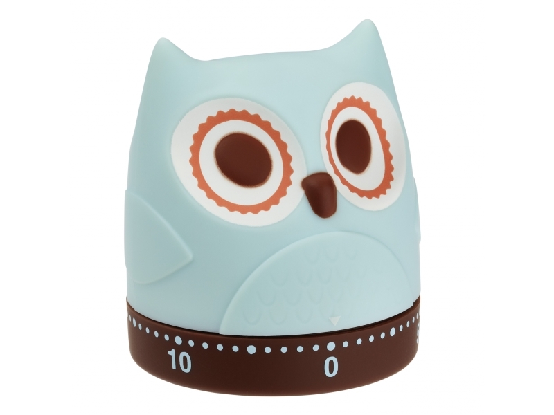 TFA-Dostmann Eule, Mekanisk äggklocka, Brun, Ljusblå, 60 min, Plast, Gummi, Fristående, 6,1 cm | Sport & Träning - Sportutrustning - Träningsredskap | GameStuff