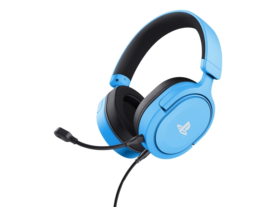 Trust Gxt 498B Forta, Kabelgebunden, 20 - 20000 Hz, Gaming, 253 G, Kopfhörer, Blau